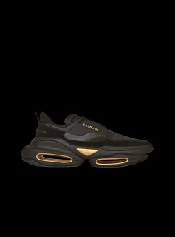 B-Bold Trainers In Leather And Suede-Balmain Cheap