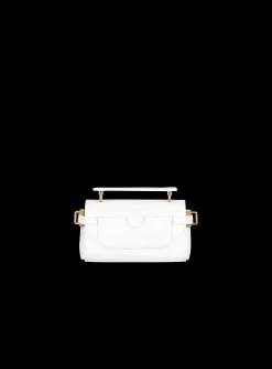 B-Buzz 19 Bag In Crocodile Effect-embossed Leather-Balmain Shop