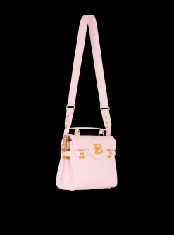 B-Buzz 23 Bag In Grained PB Labyrinth Leather-Balmain Discount