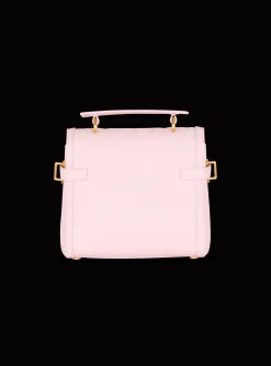 B-Buzz 23 Bag In Grained PB Labyrinth Leather-Balmain Discount