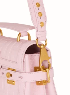 B-Buzz 23 Bag In Grained PB Labyrinth Leather-Balmain Discount