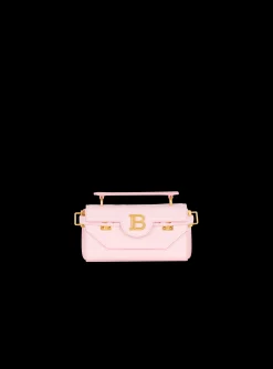 B-Buzz 19 Bag In Grained PB Labyrinth Leather-Balmain Online