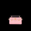 B-Buzz 19 Bag In Grid Embossed Suede Leather-Balmain Shop