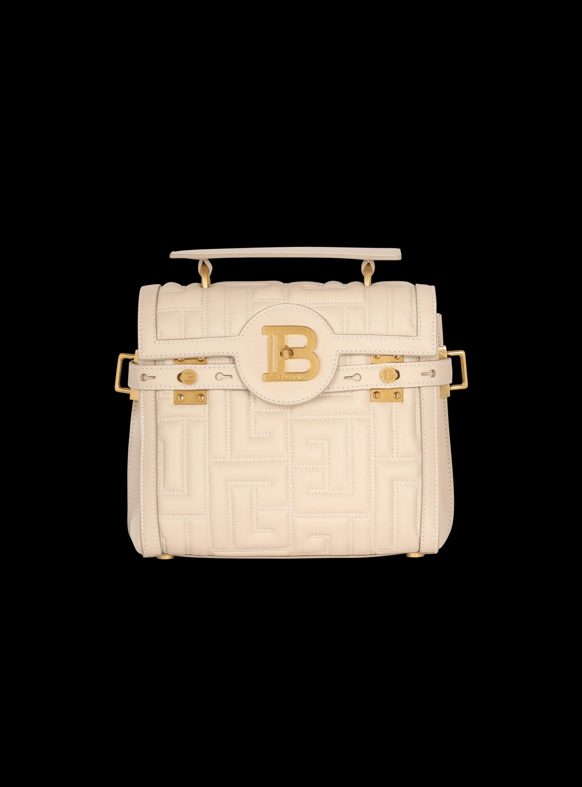 B-Buzz 23 Bag In Monogram Quilted Leather-Balmain Sale