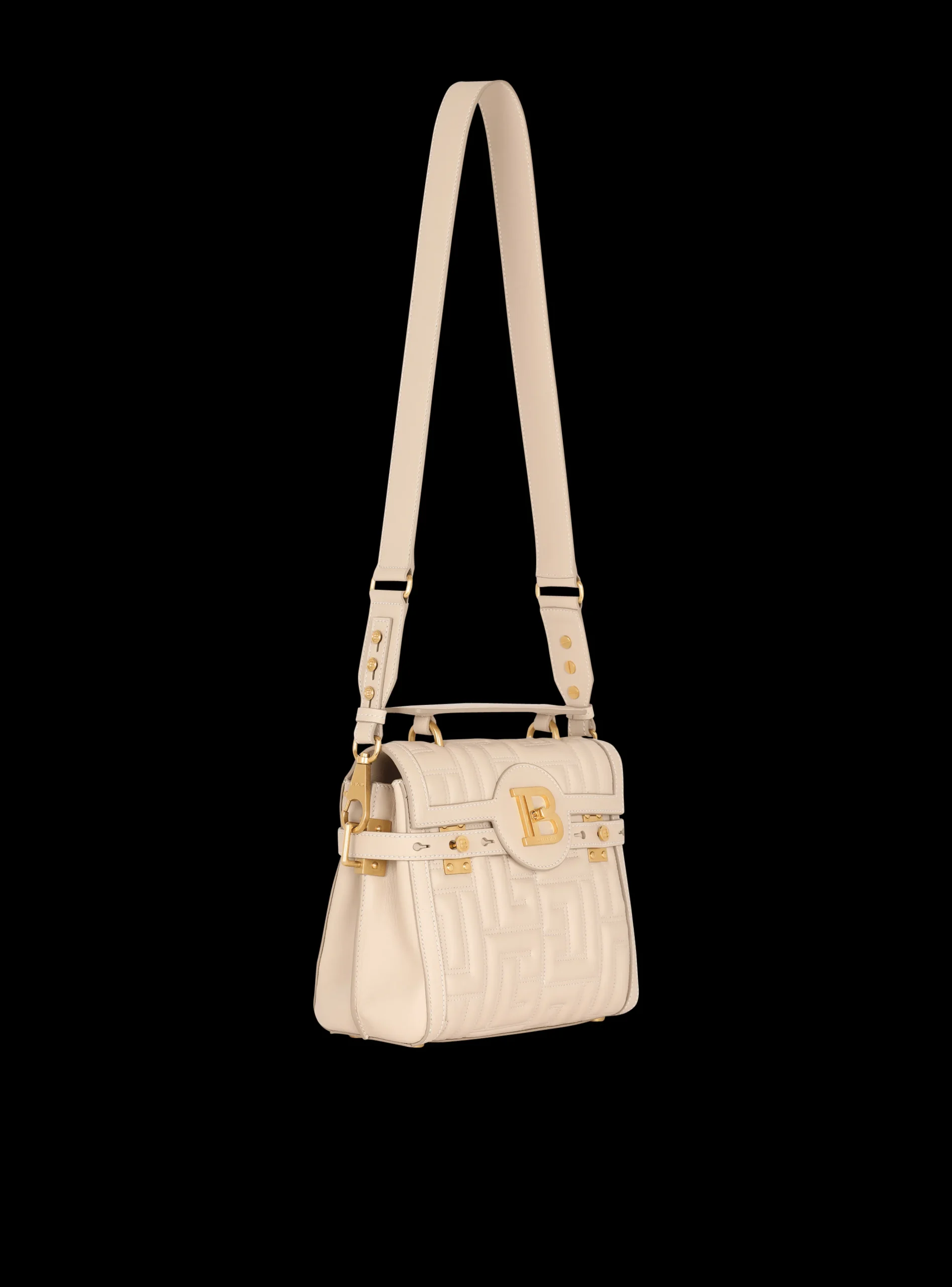 B-Buzz 23 Bag In Monogram Quilted Leather-Balmain Sale