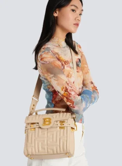 B-Buzz 23 Bag In Monogram Quilted Leather-Balmain Sale