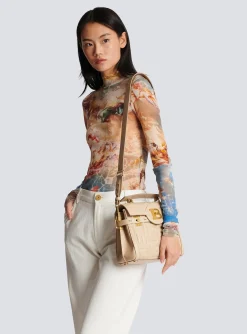B-Buzz 23 Bag In Monogram Quilted Leather-Balmain Sale