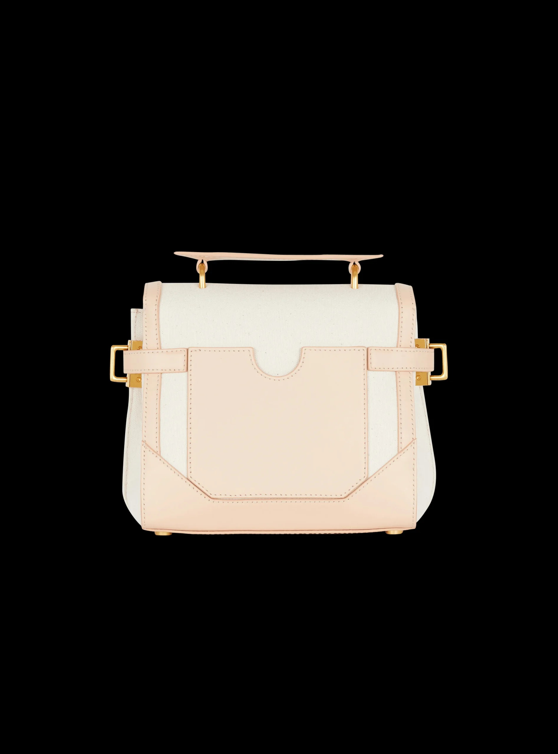 B-Buzz 23 Canvas And Leather Bag-Balmain Flash Sale
