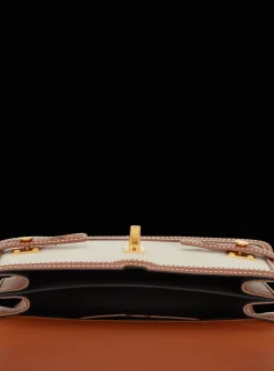 B-Buzz 24 Canvas And Leather Bag-Balmain Online