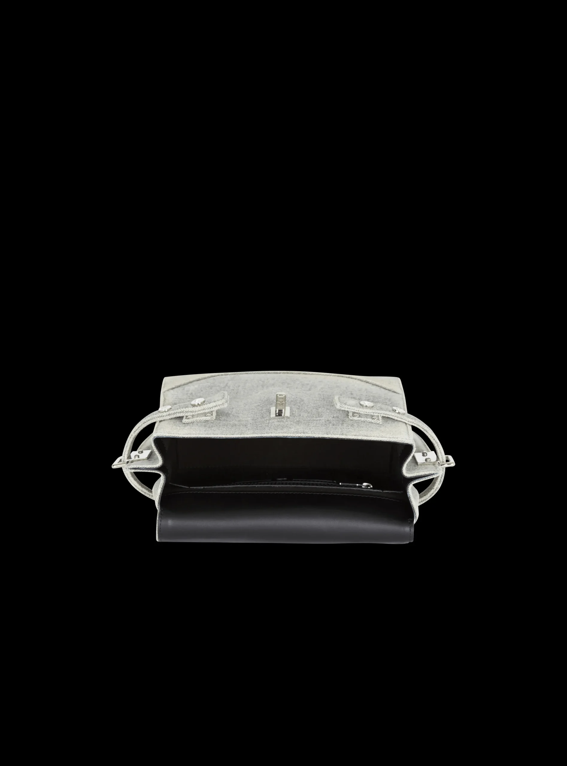B-Buzz 23 Faded denim Bag-Balmain Sale