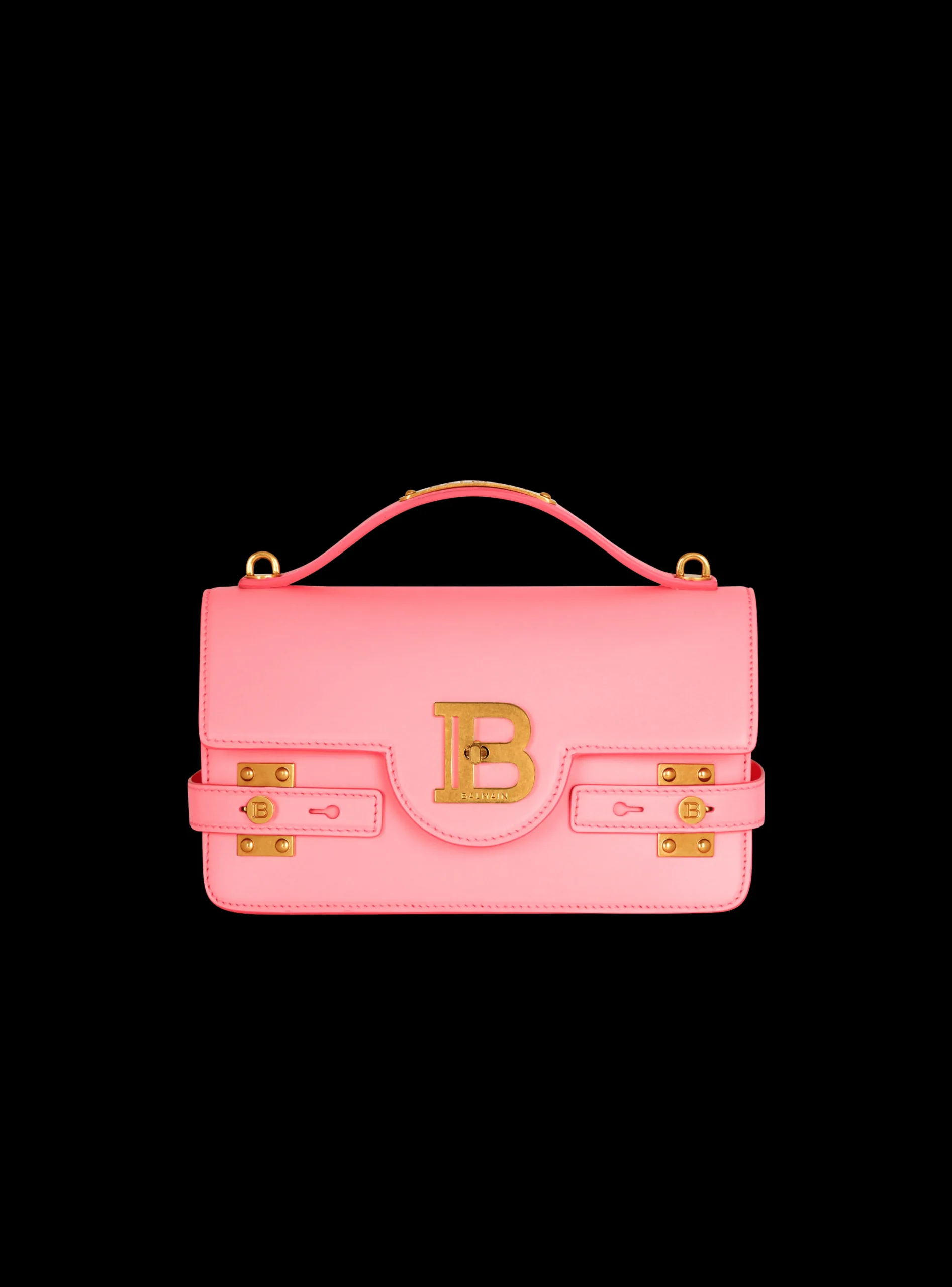 B-Buzz 24 Grained Leather Bag-Balmain New