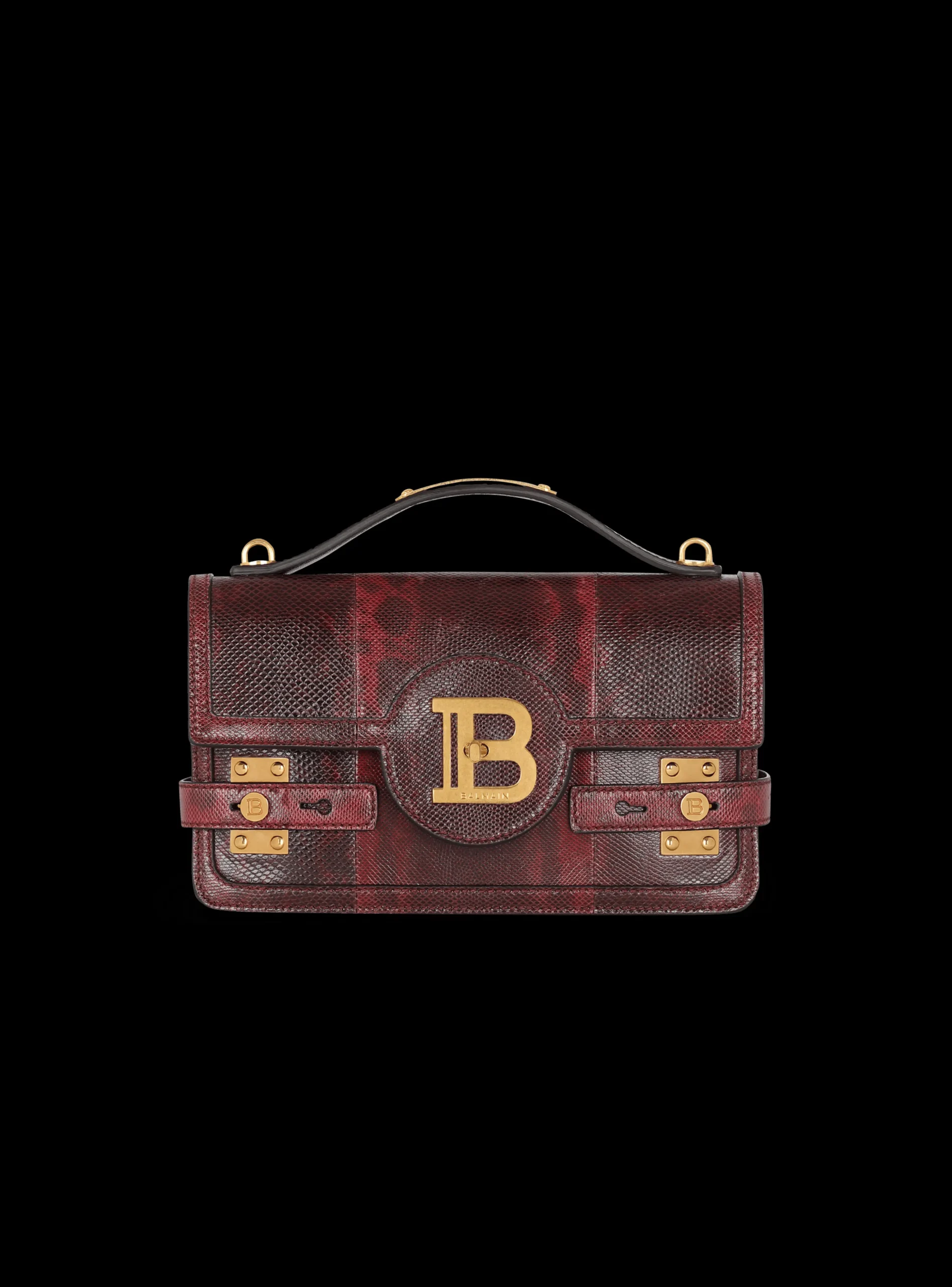 B-Buzz 24 Karung Leather Bag-Balmain Cheap