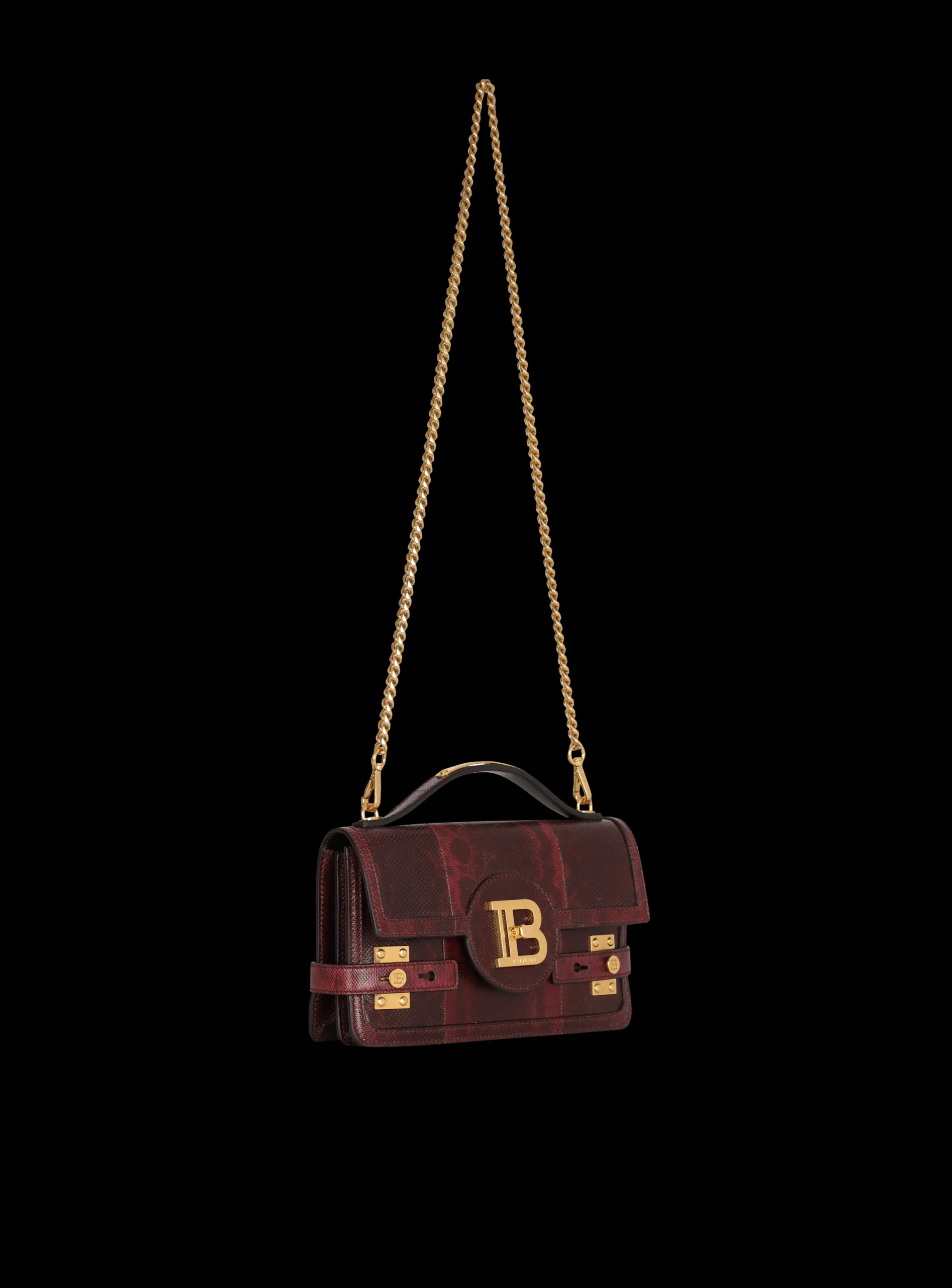B-Buzz 24 Karung Leather Bag-Balmain Cheap