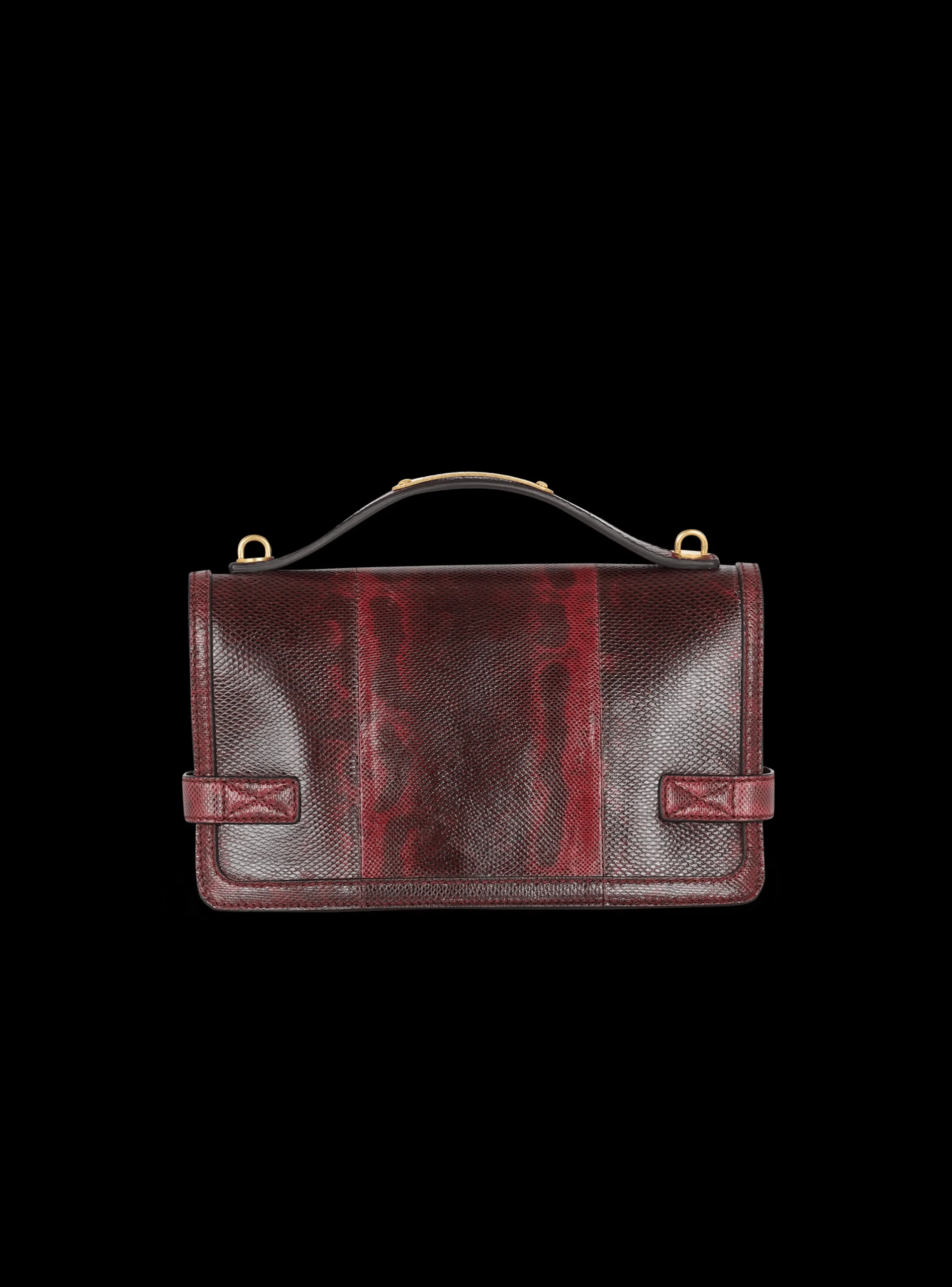 B-Buzz 24 Karung Leather Bag-Balmain Cheap