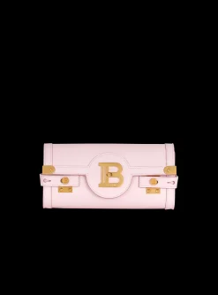 B-Buzz 23 Leather Clutch-Balmain Flash Sale