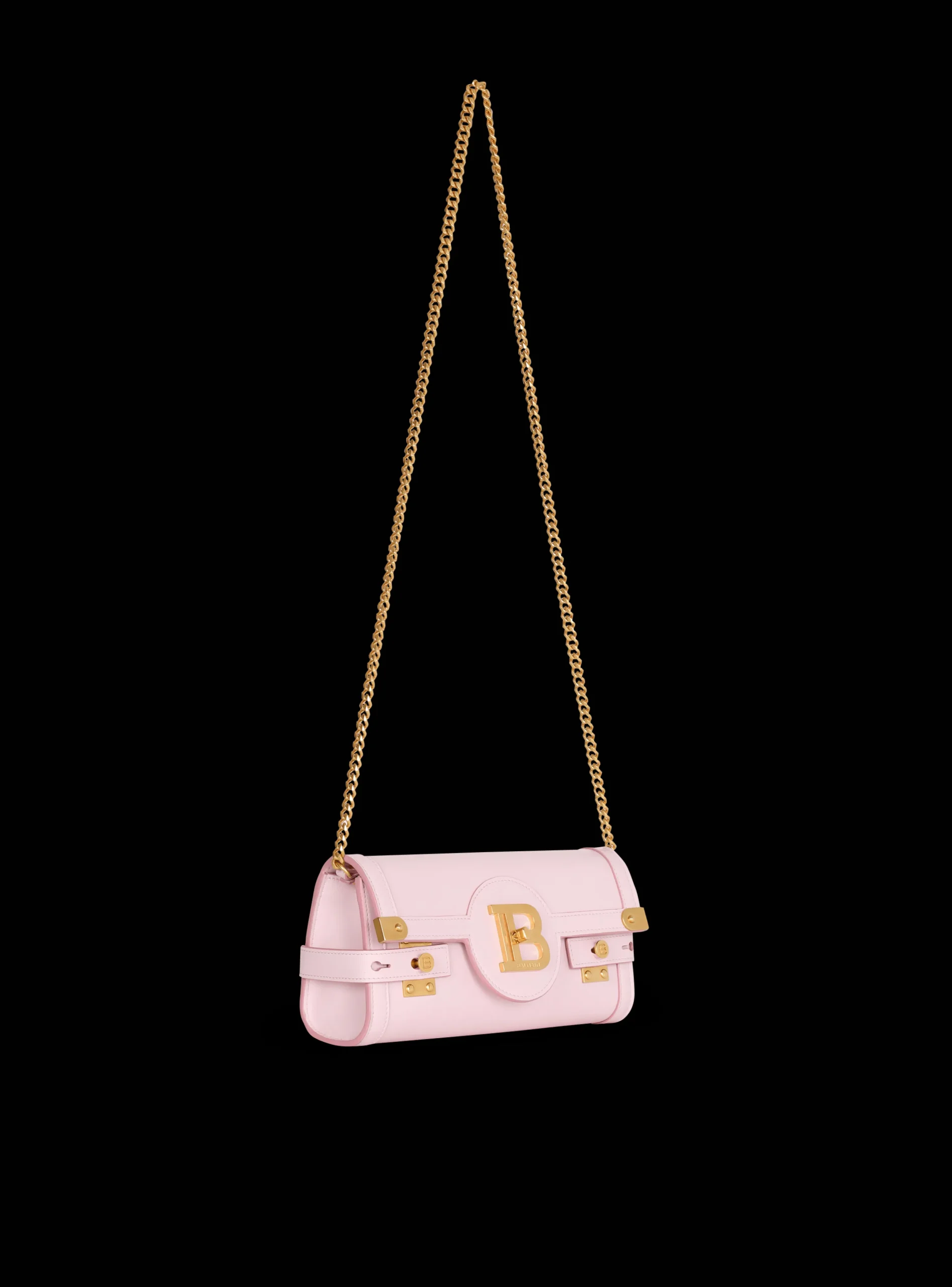B-Buzz 23 Leather Clutch-Balmain Flash Sale