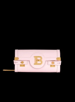 B-Buzz 23 Leather Clutch-Balmain Flash Sale