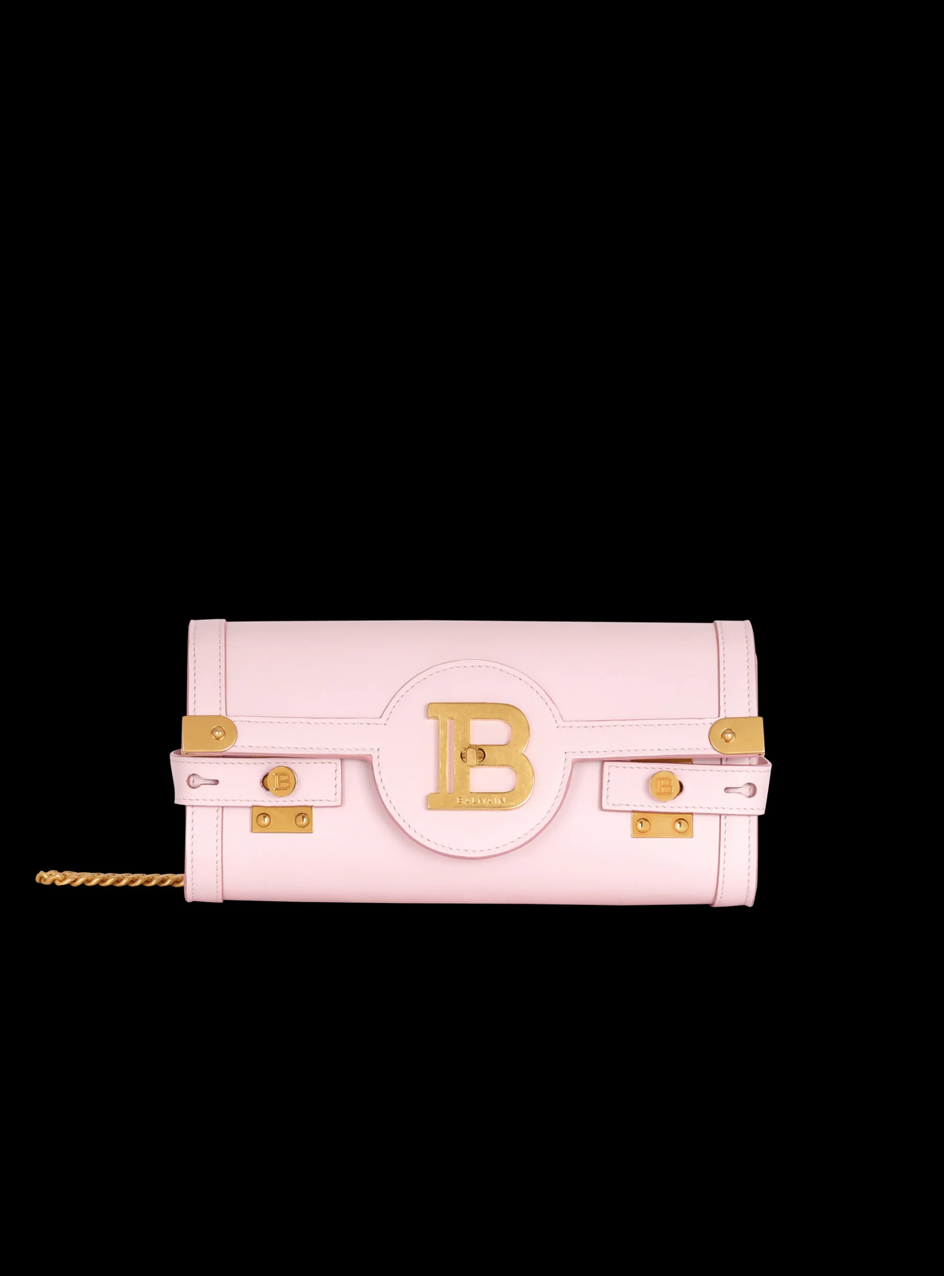 B-Buzz 23 Leather Clutch-Balmain Flash Sale