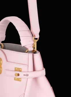 B-Buzz 22 Leather Top-handle Bag-Balmain Sale