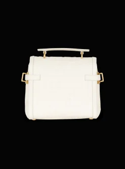 B-Buzz 23 Monogram Grained Leather Bag-Balmain Discount