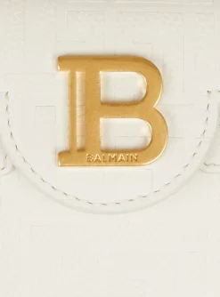 B-Buzz 19 Monogram Grained Leather Bag-Balmain Store