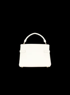 B-Buzz 22 Monogrammed Top-handle Bag In Grained Leather-Balmain Best