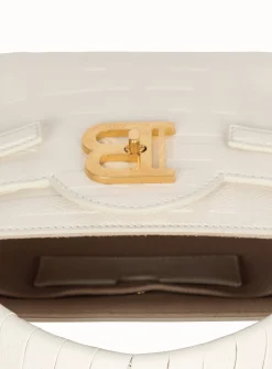 B-Buzz 22 Monogrammed Top-handle Bag In Grained Leather-Balmain Best