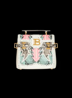 B-Buzz 23 Patchwork Leather Bag-Balmain Best Sale