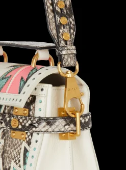 B-Buzz 23 Patchwork Leather Bag-Balmain Best Sale