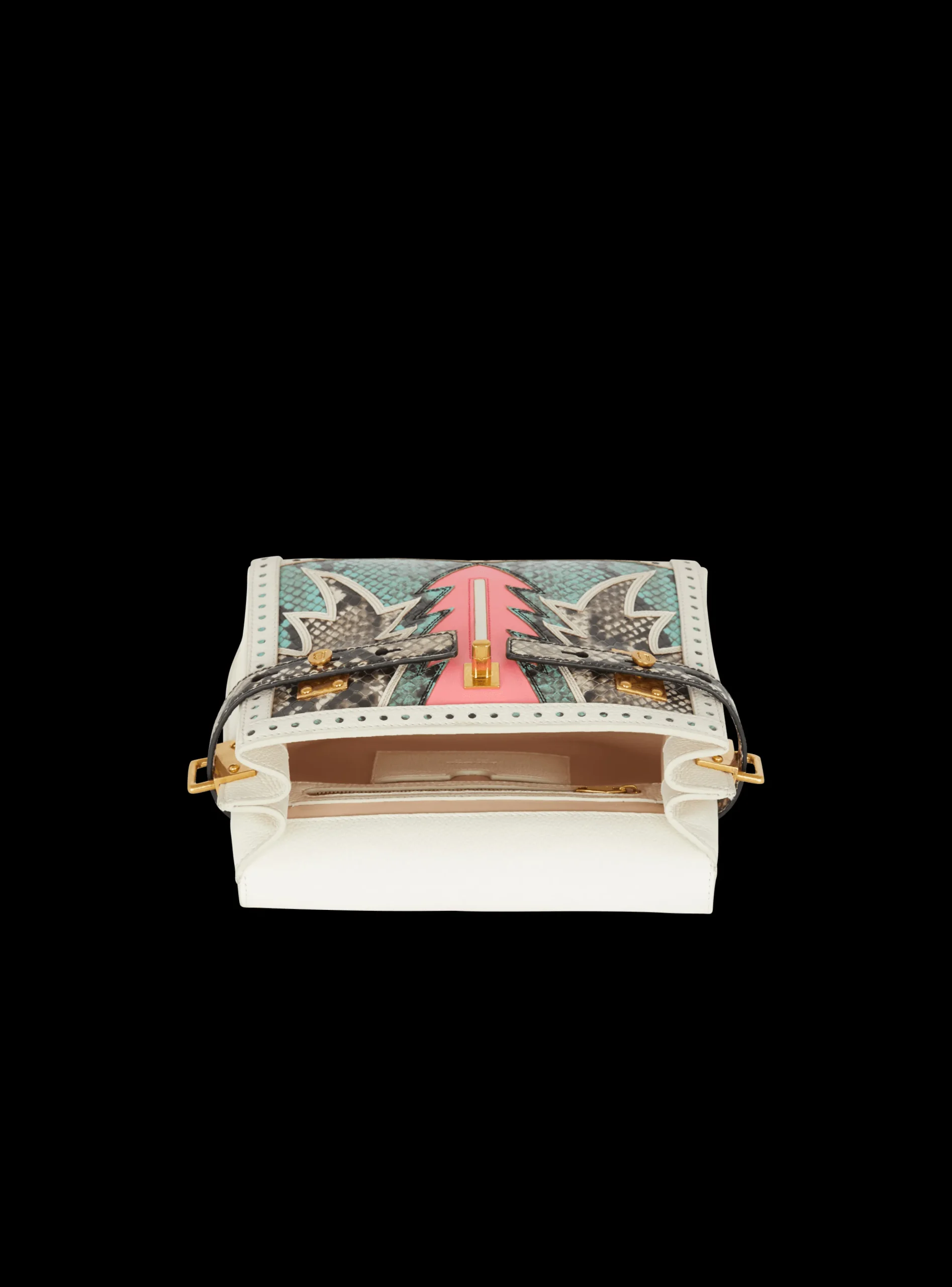 B-Buzz 23 Patchwork Leather Bag-Balmain Best Sale