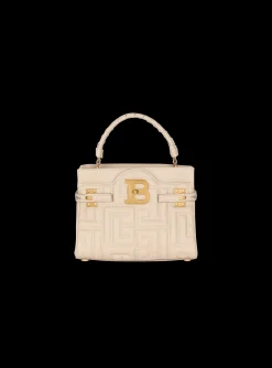 B-Buzz 22 Top Handle Bag In Monogram Quilted Leather-Balmain Hot