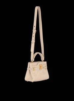 B-Buzz 22 Top Handle Bag In Monogram Quilted Leather-Balmain Hot