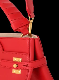 B-Buzz 22 Top Handle Leather Bag-Balmain Cheap