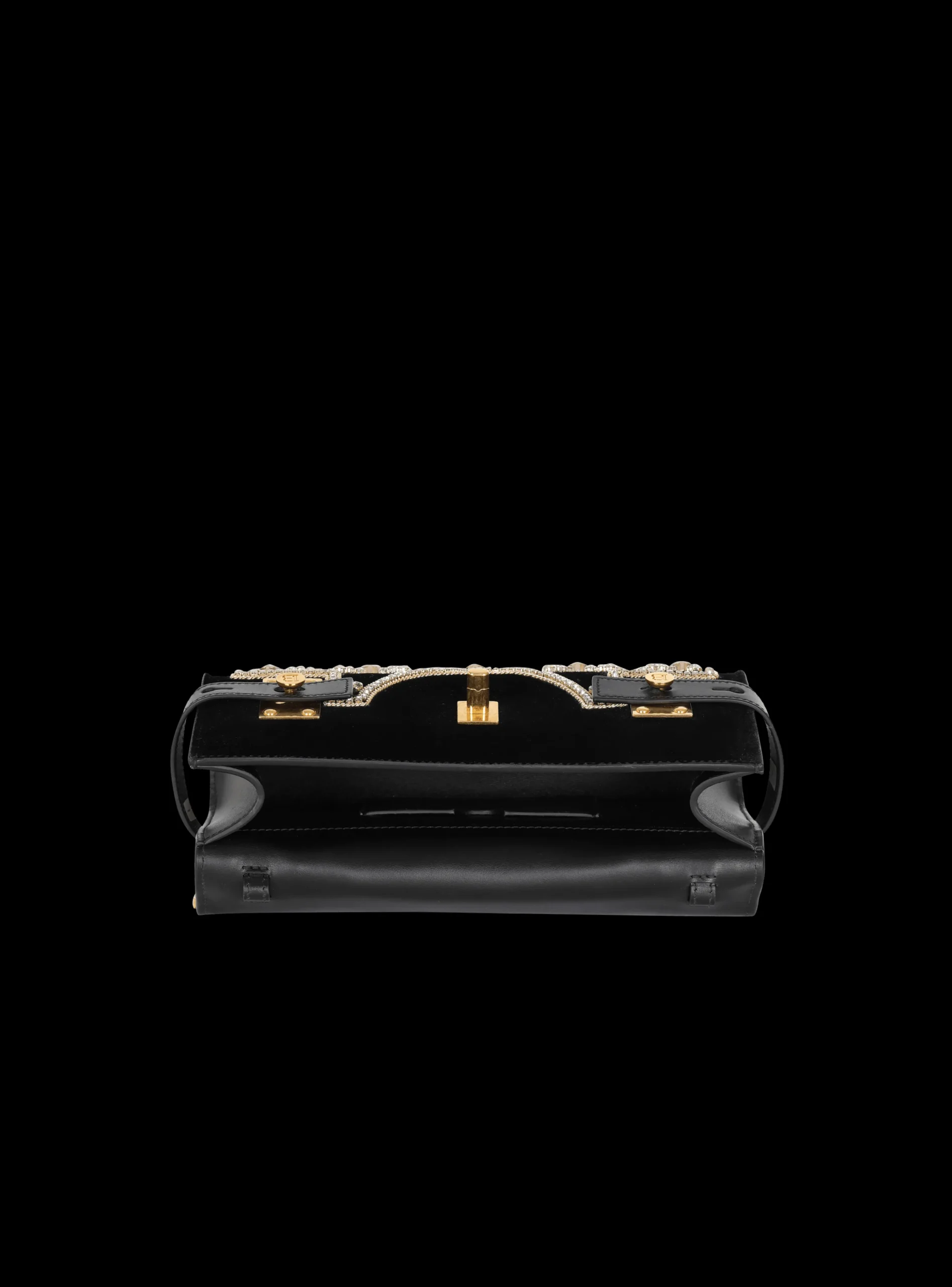B-Buzz 23 Velvet And Pearl Clutch-Balmain Clearance
