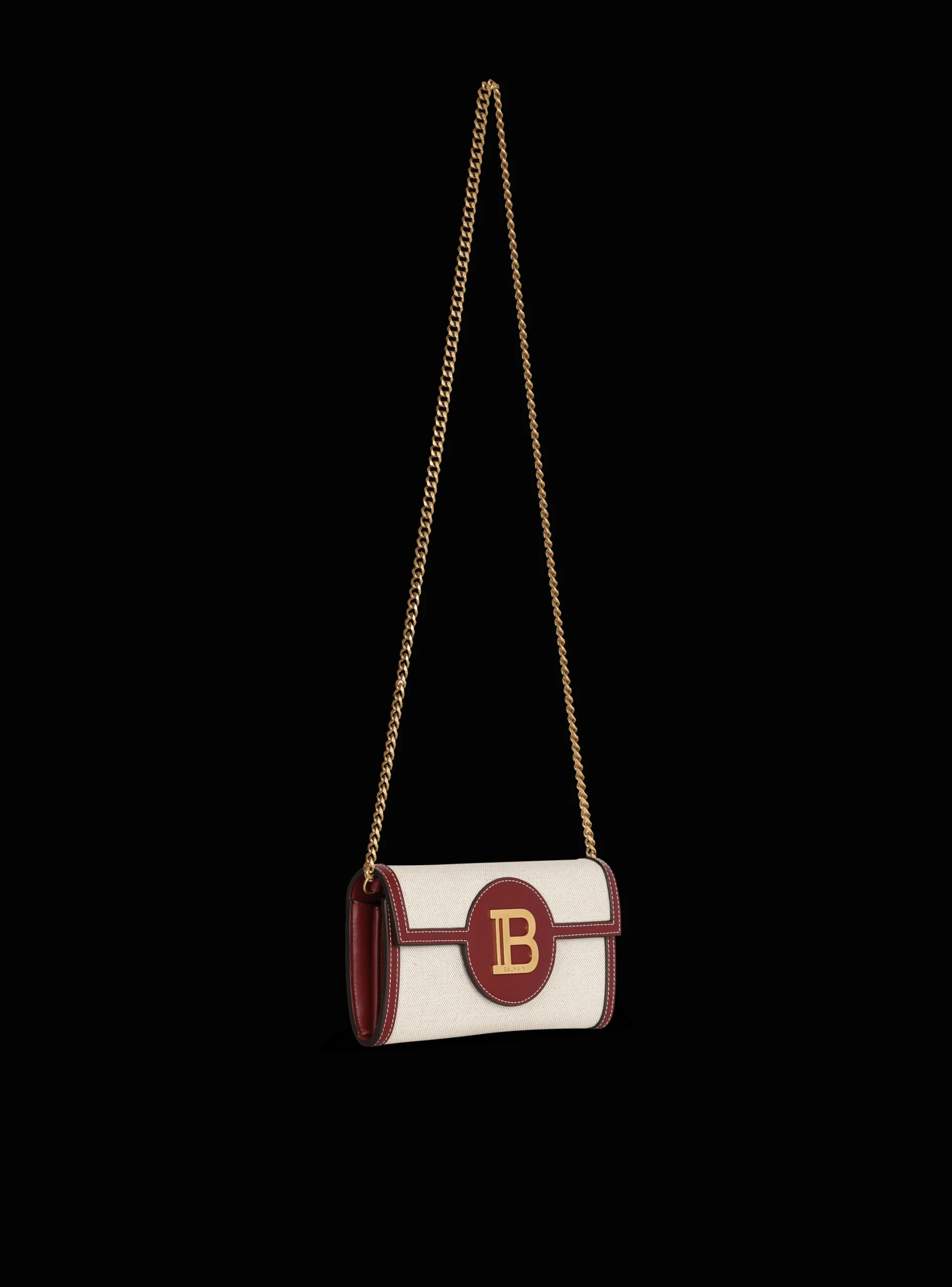B-Buzz Canvas And Leather Wallet-Balmain Store