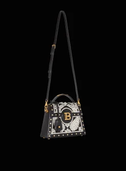 B-Buzz Dynasty Bag In Embroidered Satin-Balmain New