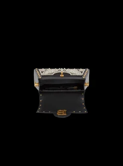 B-Buzz Dynasty Bag In Embroidered Satin-Balmain New