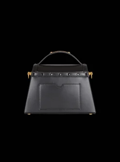 B-Buzz Dynasty Bag In Glazed Leather-Balmain Hot