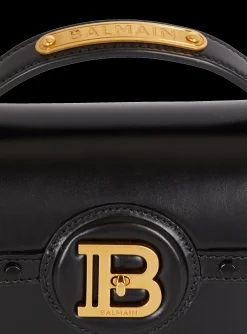 B-Buzz Dynasty Bag In Glazed Leather-Balmain Hot