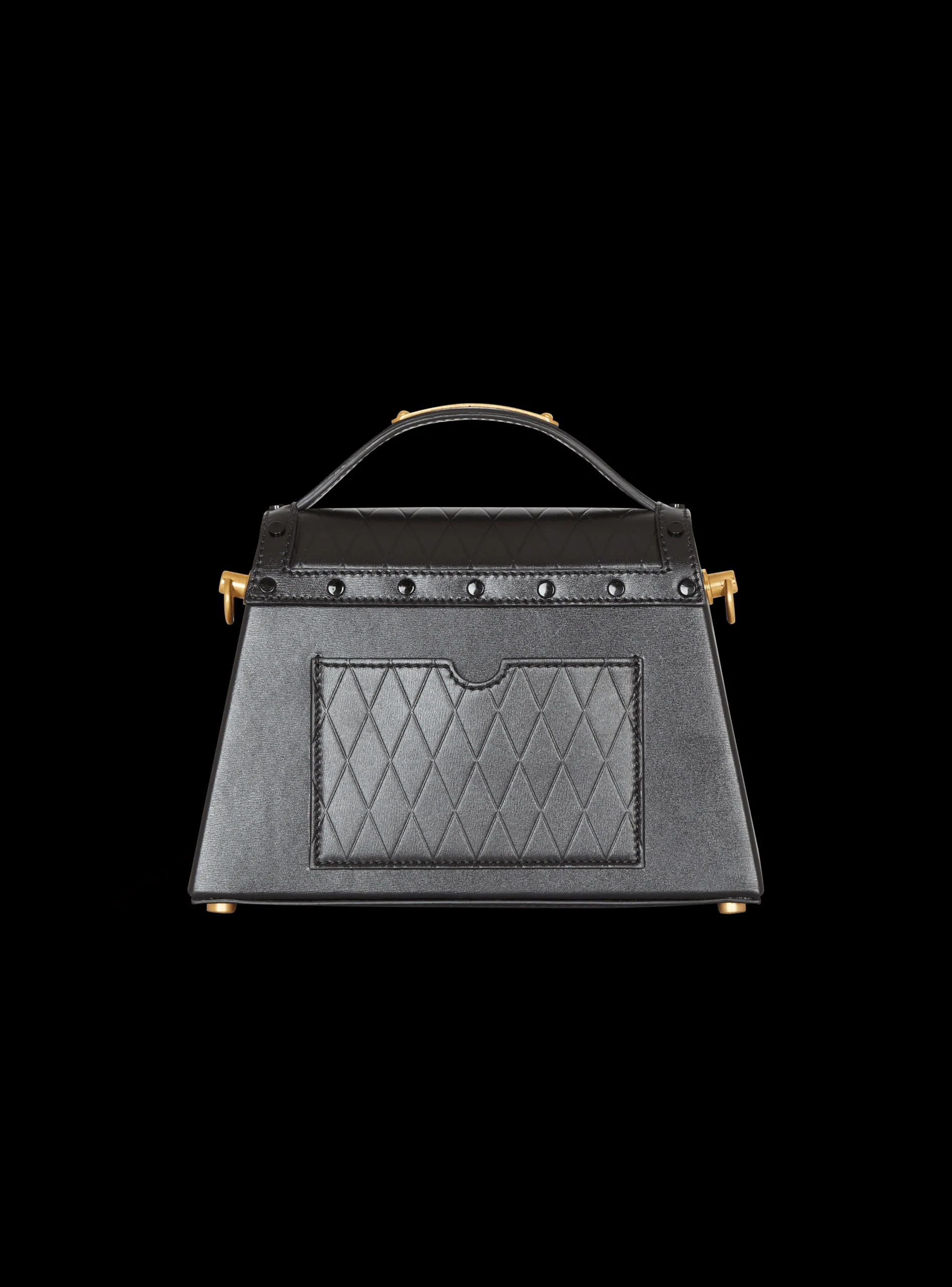 B-Buzz Dynasty Bag In Grid-embossed Calfskin-Balmain Flash Sale