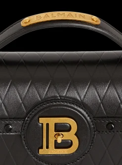 B-Buzz Dynasty Bag In Grid-embossed Calfskin-Balmain Flash Sale