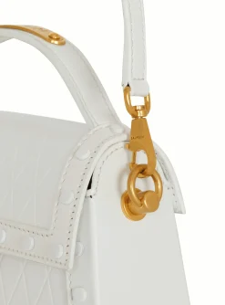B-Buzz Dynasty Bag In Grid-embossed Calfskin-Balmain Best Sale