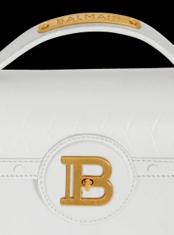 B-Buzz Dynasty Bag In Grid-embossed Calfskin-Balmain Best Sale