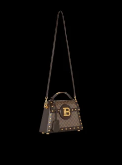 B-Buzz Dynasty Bag In Mini Monogram Canvas-Balmain Best