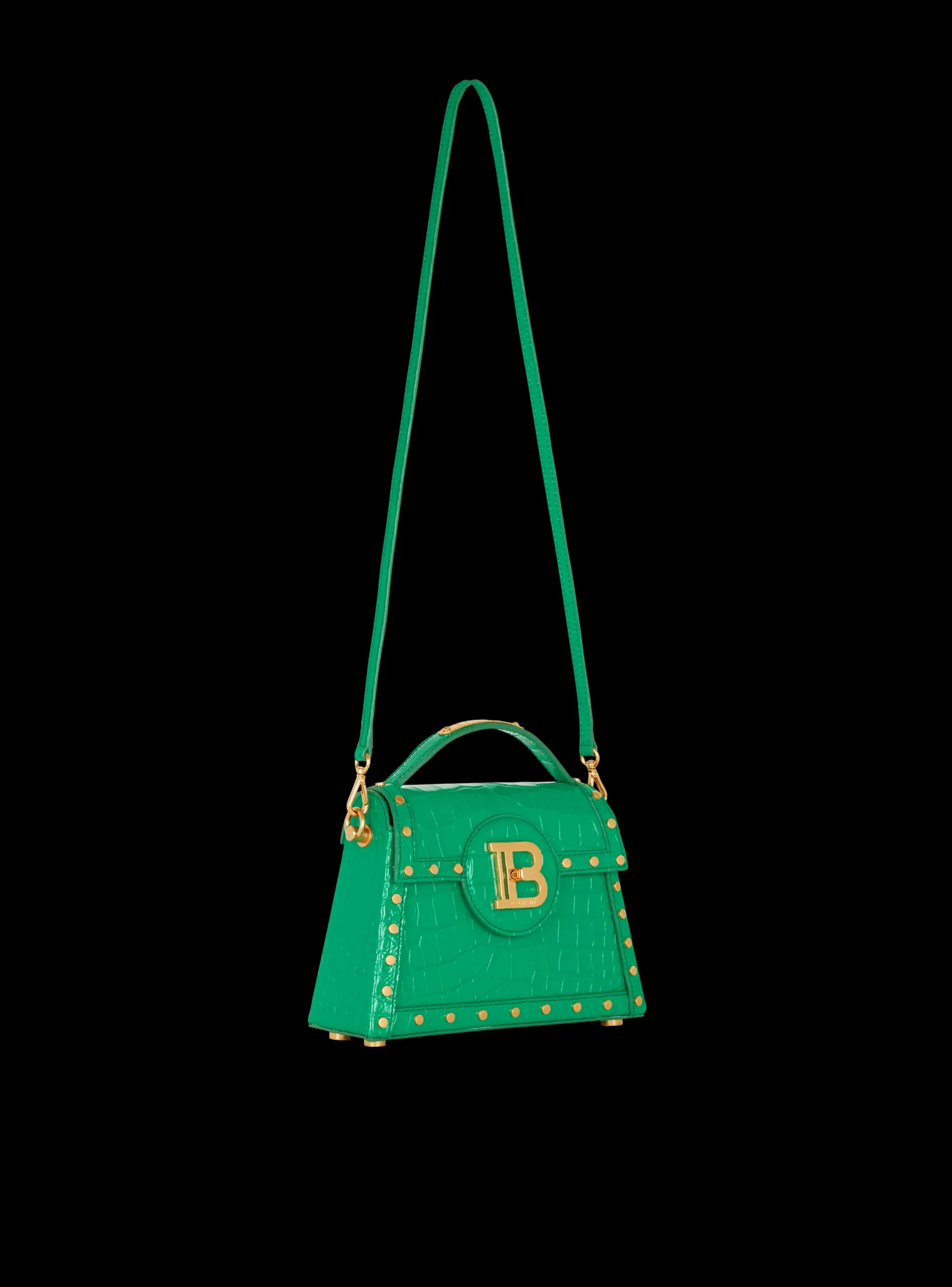 B-Buzz Dynasty Bag In Patent Leather-Balmain Shop