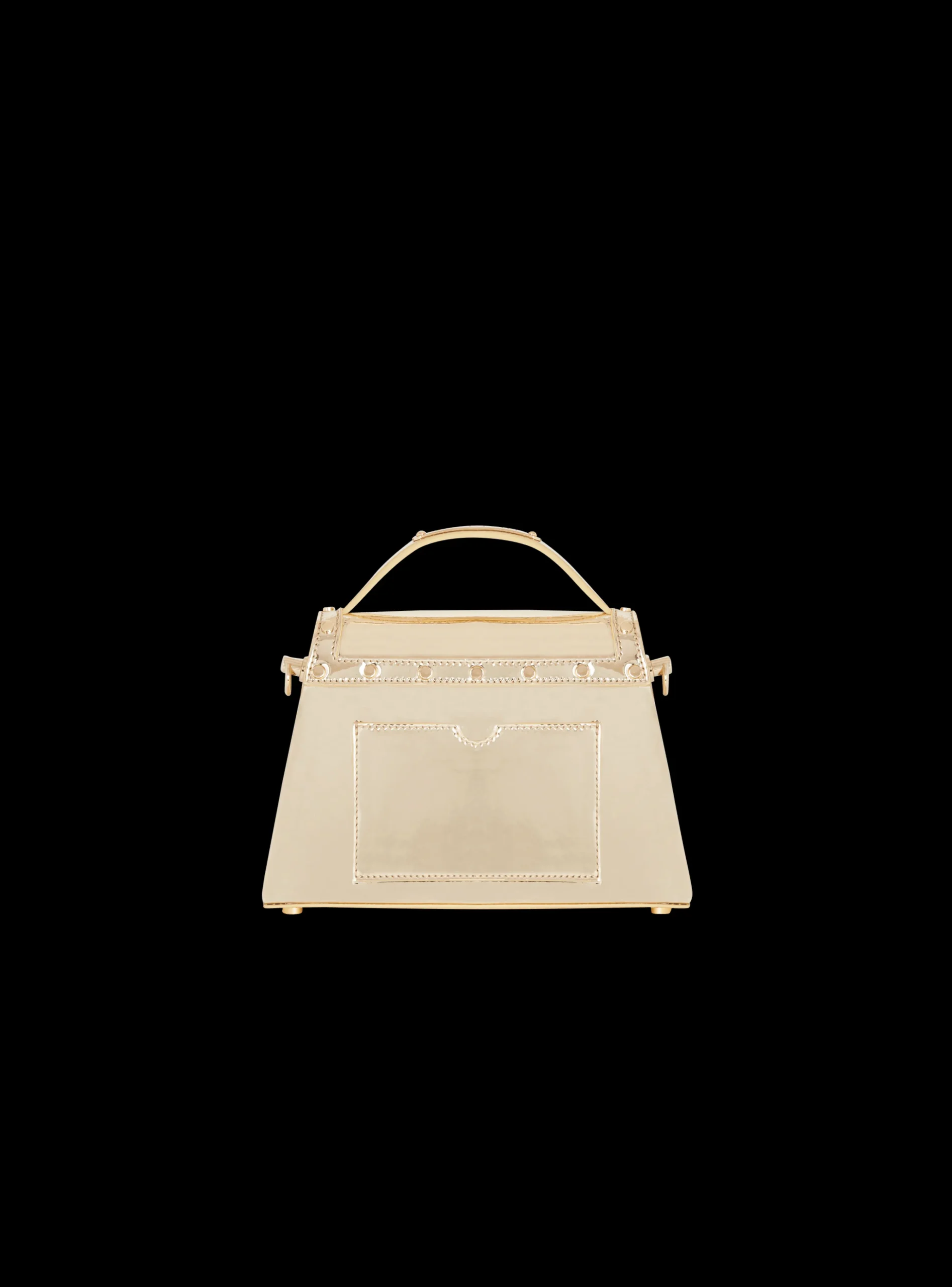 B-Buzz Dynasty Bag In Patent Leather-Balmain Outlet