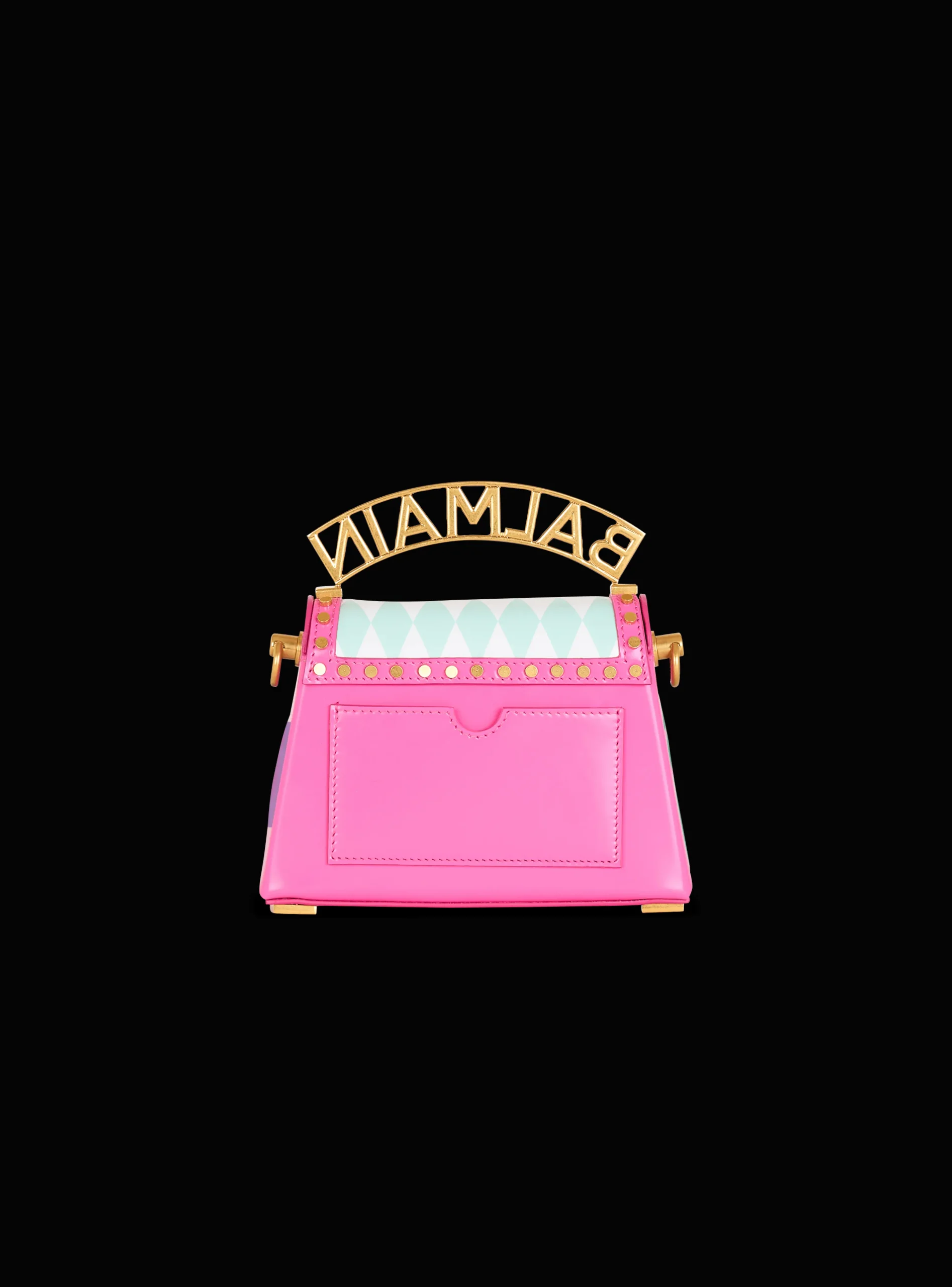 B-Buzz Dynasty Small Bag In Printed Calfskin-Balmain Outlet