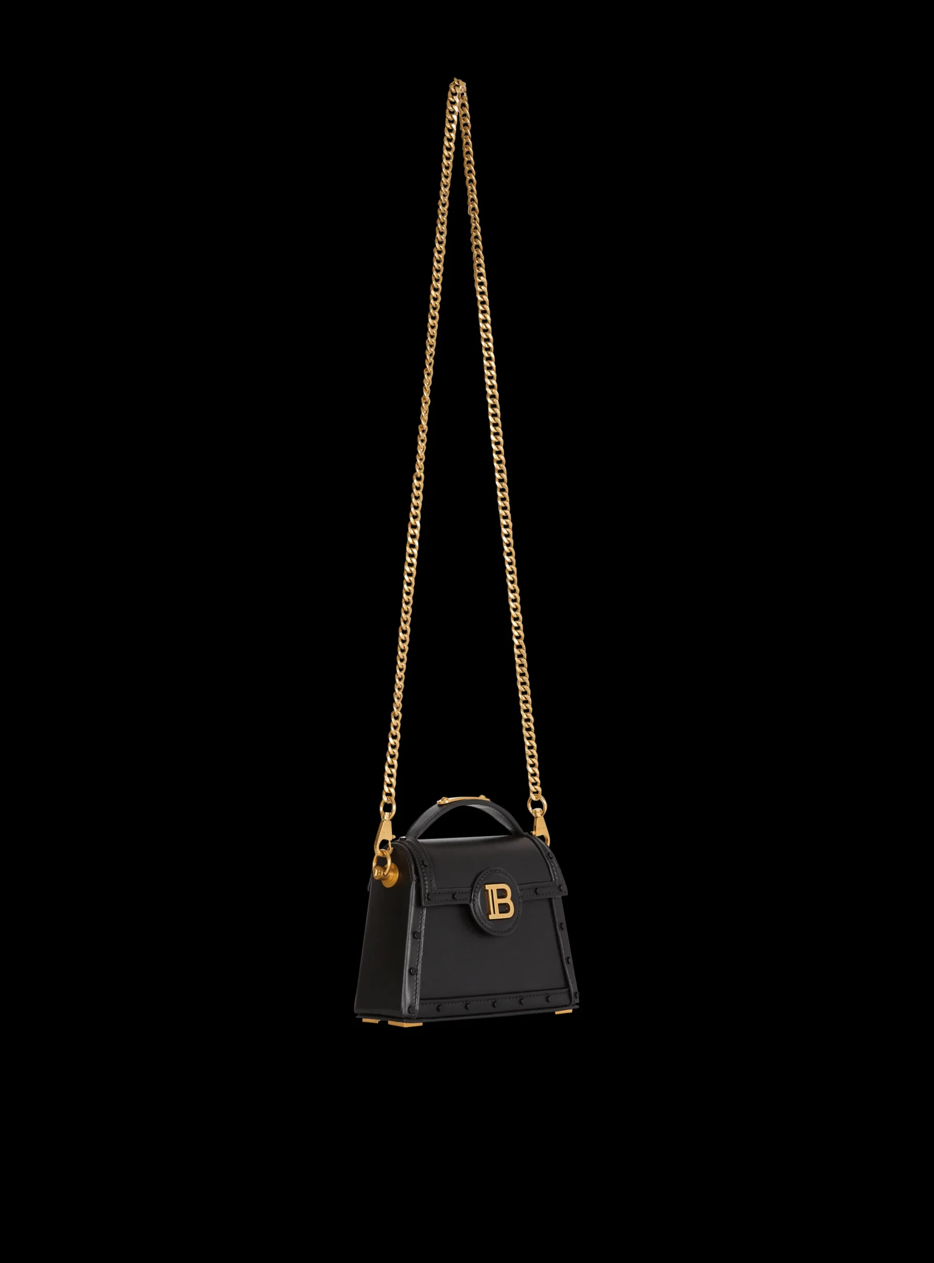 B-Buzz Dynasty Small Leather Bag-Balmain Cheap