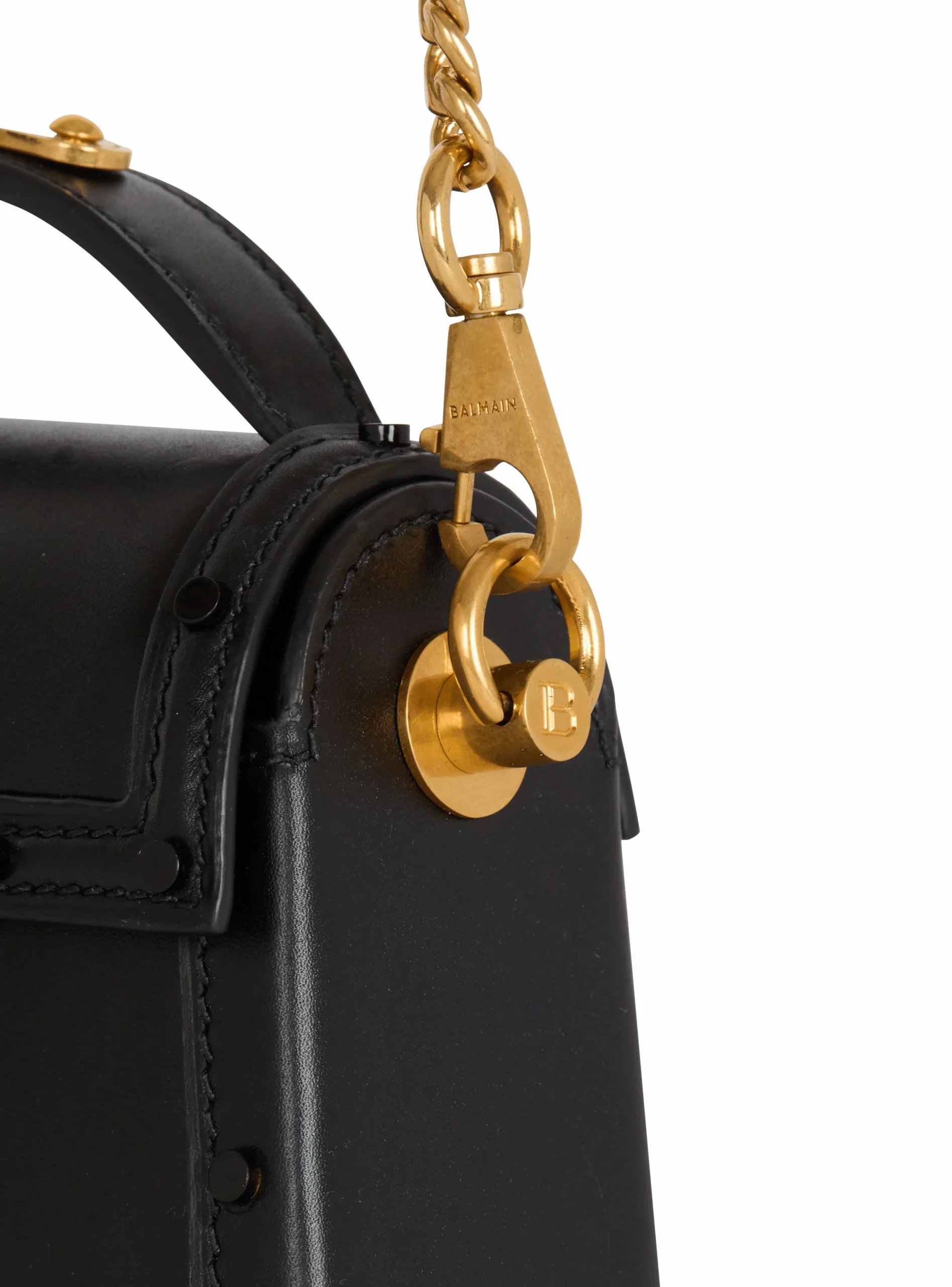 B-Buzz Dynasty Small Leather Bag-Balmain Cheap