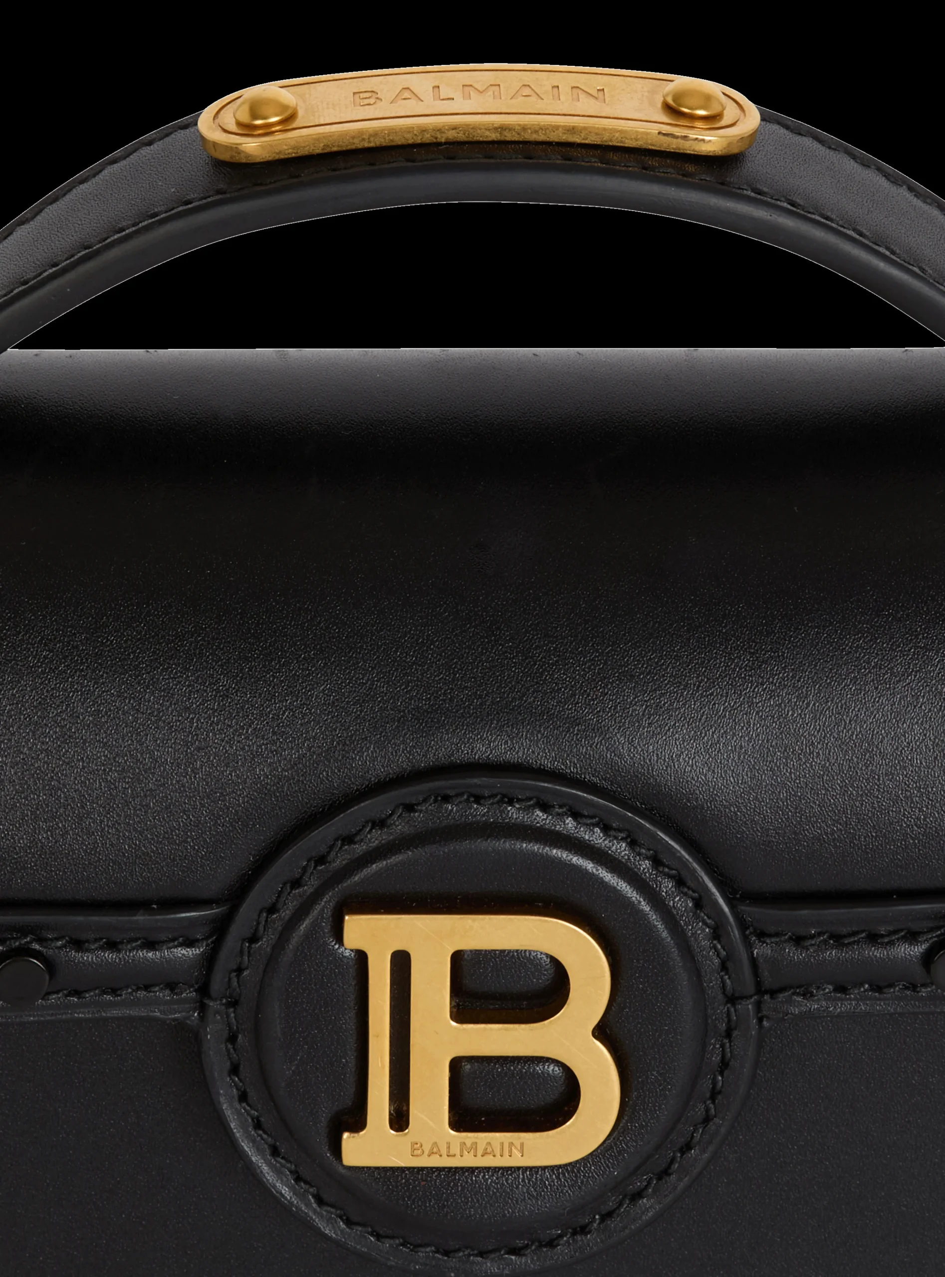 B-Buzz Dynasty Small Leather Bag-Balmain Cheap